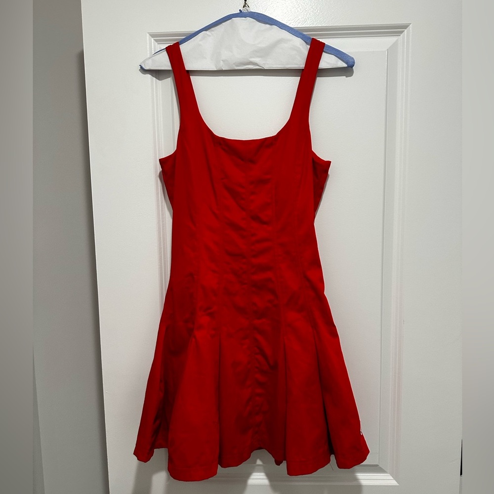 Red Upside Tennis Dress